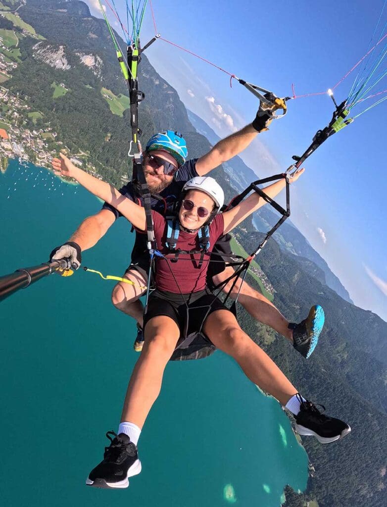 Tandemflug mit der Flugschule Salzkammergut